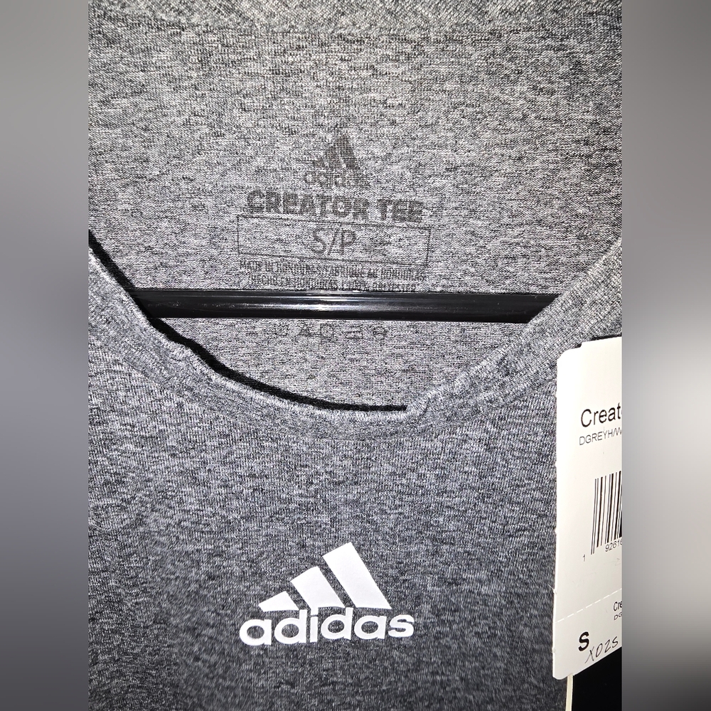 Adidas Gray Fitted Ribbed - Picture 3 of 3